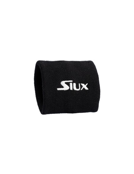 Pack 2 Muñequeras Club Siux Negro | Ofertas de pádel